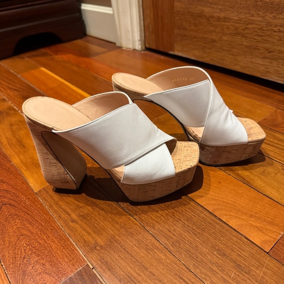 Si Rossi Womens Cork Platform Shoe - Picture 2 of 4